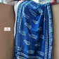 BLUEBELLS - HANDBLOCKPRINT- CHANDERI SILK DUPATTA