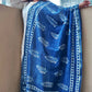 BLUEBELLS - HANDBLOCKPRINT- CHANDERI SILK DUPATTA