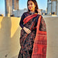 Handblock print Chanderi Silk Saree online summer wear