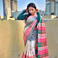 SUNDAE - KANTHA STITCH - COTTON HANDLOOM SAREE