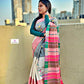 SUNDAE - KANTHA STITCH - COTTON HANDLOOM SAREE