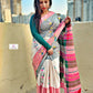 SUNDAE - KANTHA STITCH - COTTON HANDLOOM SAREE