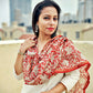 WILD HEART - HANDBLOCKPRINT- CHANDERI SILK DUPATTA
