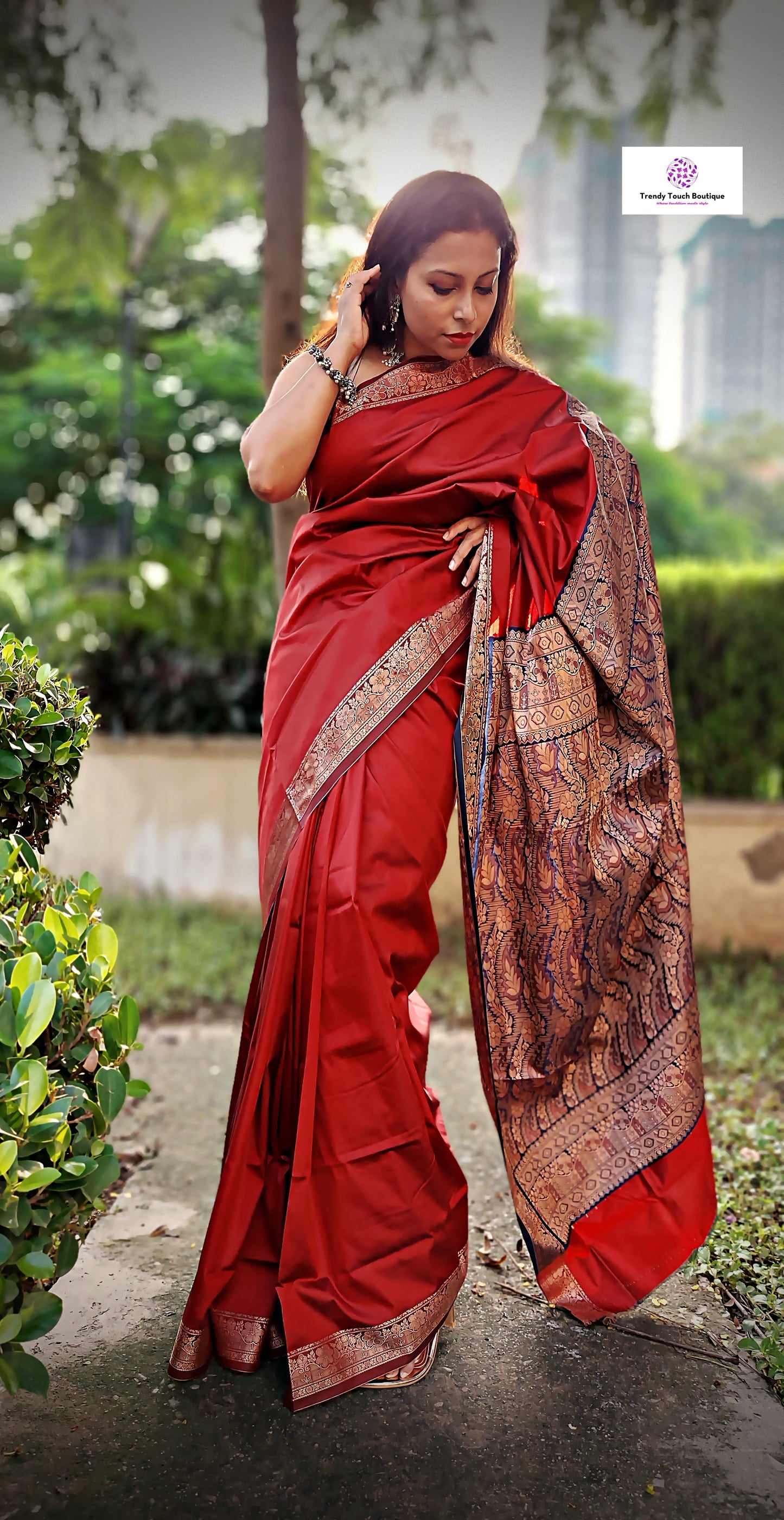 Lightweight bridal sarees