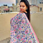 ONLY FOR YOU - HANDBLOCKPRINT - CHANDERI SILK DUPATTA