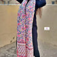 ONLY FOR YOU - HANDBLOCKPRINT - CHANDERI SILK DUPATTA