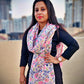 ONLY FOR YOU - HANDBLOCKPRINT - CHANDERI SILK DUPATTA